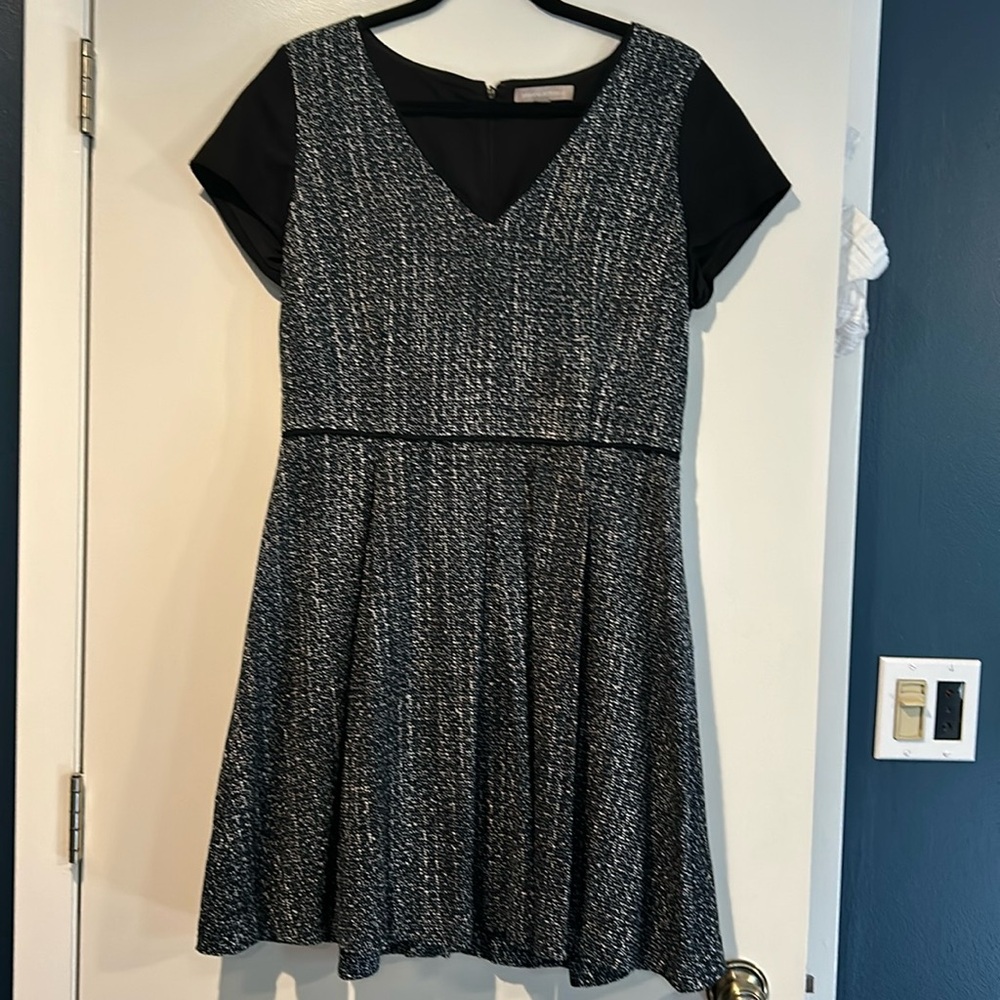 Tweed skater style mini dress